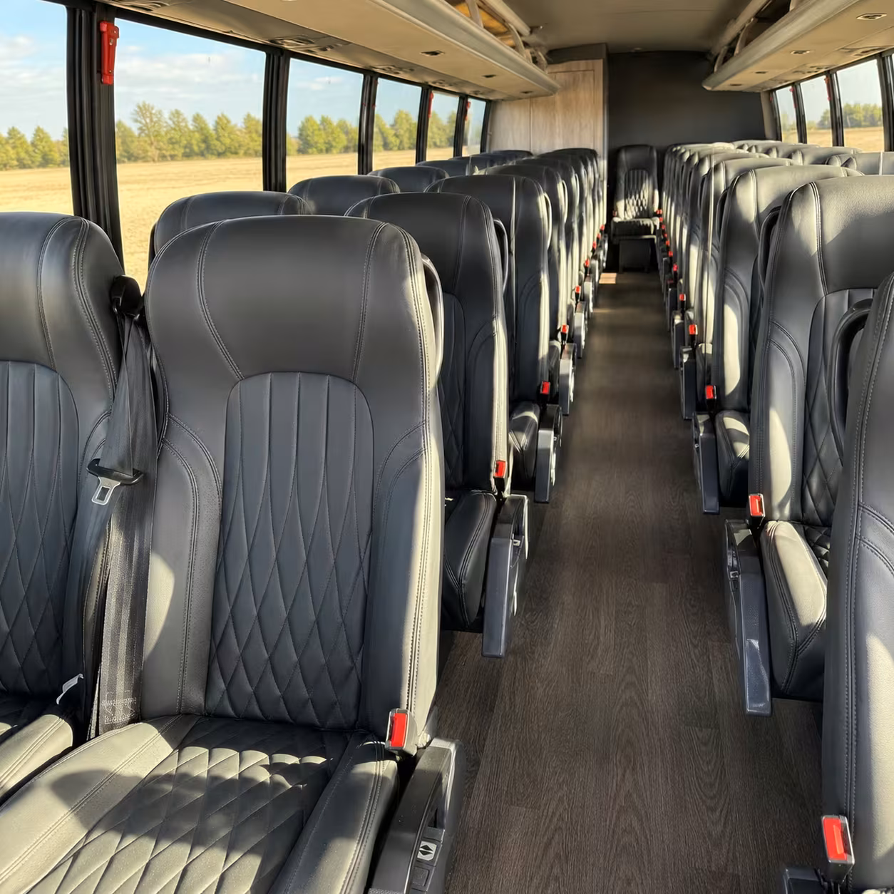 25 passenger minibus inside
