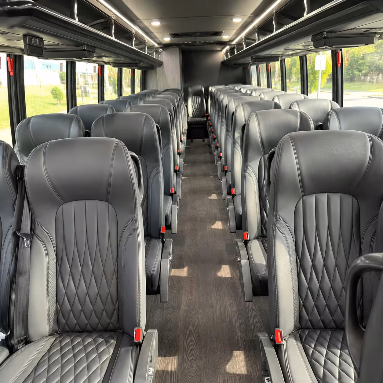 35 passenger minibus interior