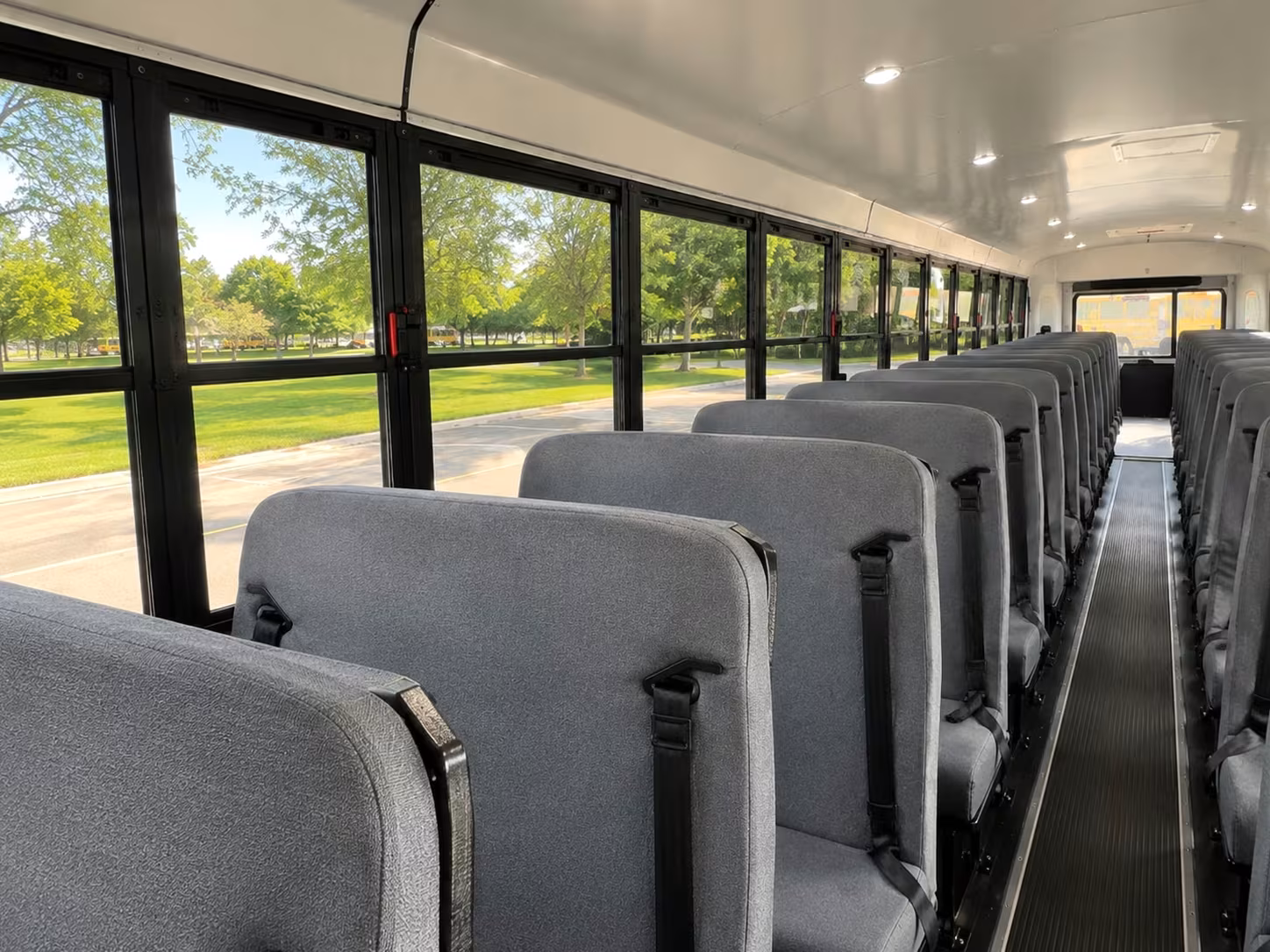 school bus interior