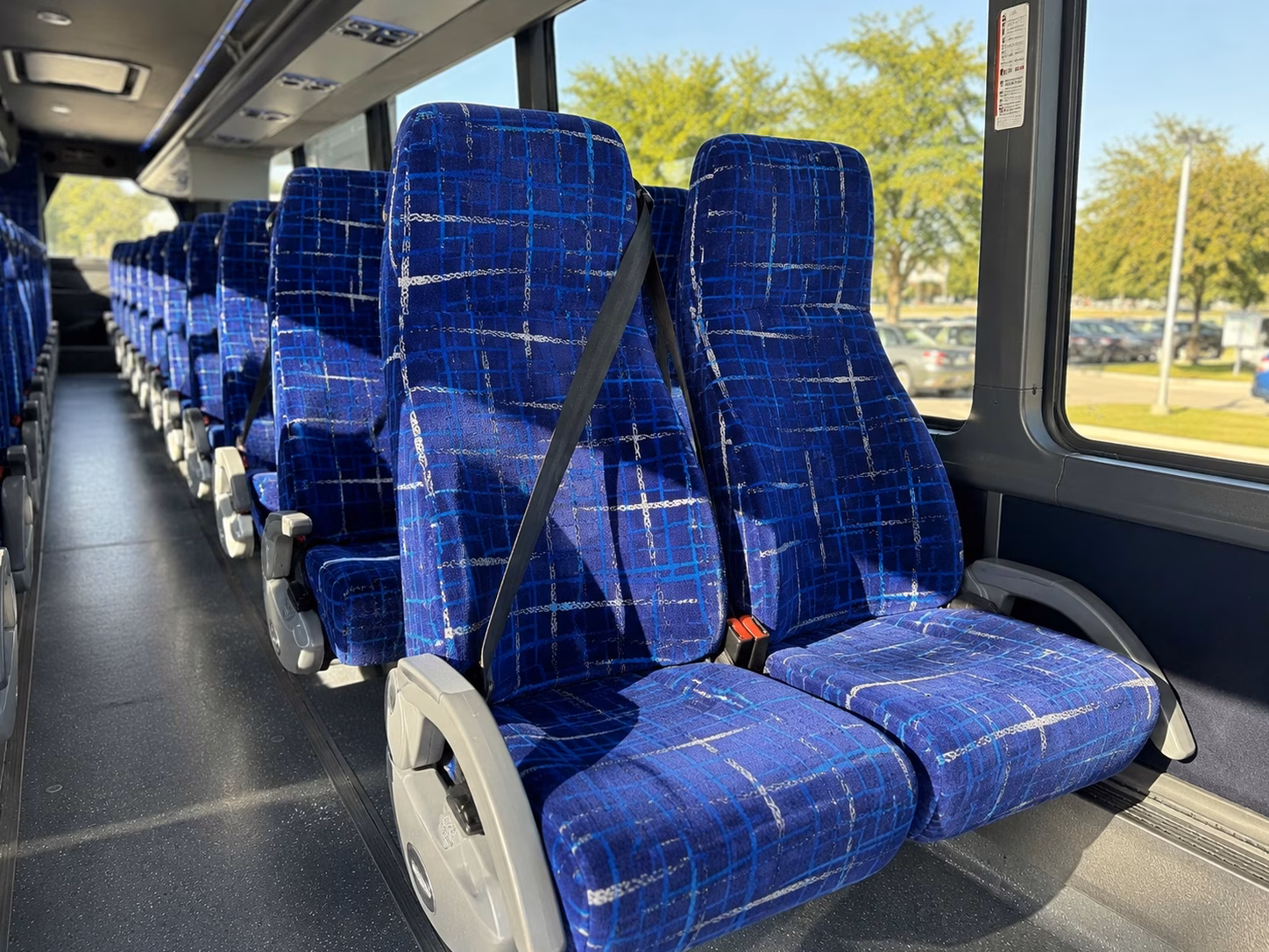 tallahassee charter bus rental interior